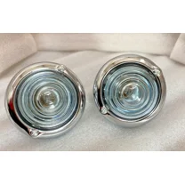 Willys CJ3b CJ3 CJ5 Ford Jeeps Parking Turn Signal Indicator Clear Glass Lights
