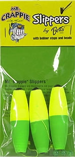 Betts Mr. Crappie M2B-SF-3YG Slipper Fishing Floats
