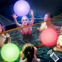 RGB Floating Pool Light Bulb - IP68 Waterproof LED Color Changing Shower Light, Wireless Decorative Bath/Pond/Party Light