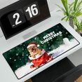 thumbnail image 3 of Santa Surprise Gift Chinese Shar-Pei Merry Cheerful Christmas Desk Mat Full Keyboard Mouse Pad Dog Lover Large Mousepad - 12021, 3 of 5