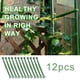 thumbnail image 2 of Conectores De Estaca Para Plantas De Plástico Ajustables, 12 Uds., Soporte Para Plantas De Interior, Estacas Para Plantas De Jardín, Varilla De Conexión Para Jardinería Diy Noticed HA034530-00, 2 of 6