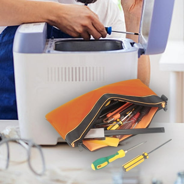 Multifunction Small Tool Bag Utility Pouch Tools Organizer Pouch Electrician Repair Tool Bag Reusable Work Pouch Portable Tool Carry Bag Orange Walmart