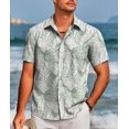 thumbnail image 2 of Hawaiian Shirt for Men Short Sleeve Floral Button Down Shirt Tropical Casual Summer Beach Shirts, 2 of 3