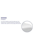 thumbnail image 4 of Flash Furniture Capri Comfortable Sleep White Mattress Pad - Deep Pocket - King Size - Quilted Cotton Top - Hypoallergenic - Fits 8"-21" Mattresses, 4 of 11