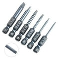 thumbnail image 7 of 6Pcs Magnetic Slotted Screwdriver Bit 2-6mm Head 50mm Alloy Steel Flat Head SL2/SL2.5/SL3/SL4/SL5/SL6 for Electric Driver Drill, 7 of 7