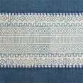 thumbnail image 6 of Surya Lola LL-007 22"Hx22"W Square Cotton Pillow Cover in Cream/Pale Blue/Navy, 6 of 7