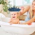 thumbnail image 3 of Chapeau Réglable Imperméable pour Douche Bain Lavage des Oreilles, Bleu, 3 of 8