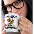 thumbnail image 2 of 3dRose, Piss On Fibromyalgia Awareness Ribbon Cause Design, 11oz Magic Transforming Mug, 2 of 8