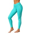 thumbnail image 4 of Charmo Womens Color Blocked Swimming Pants High Waisted Swmsuit Trunks with Pockets, 4 of 6