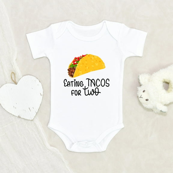 Newbabywishes - Eating Tacos For Two Baby Clothes for Boys and Girls - Mexican Baby Clothing
