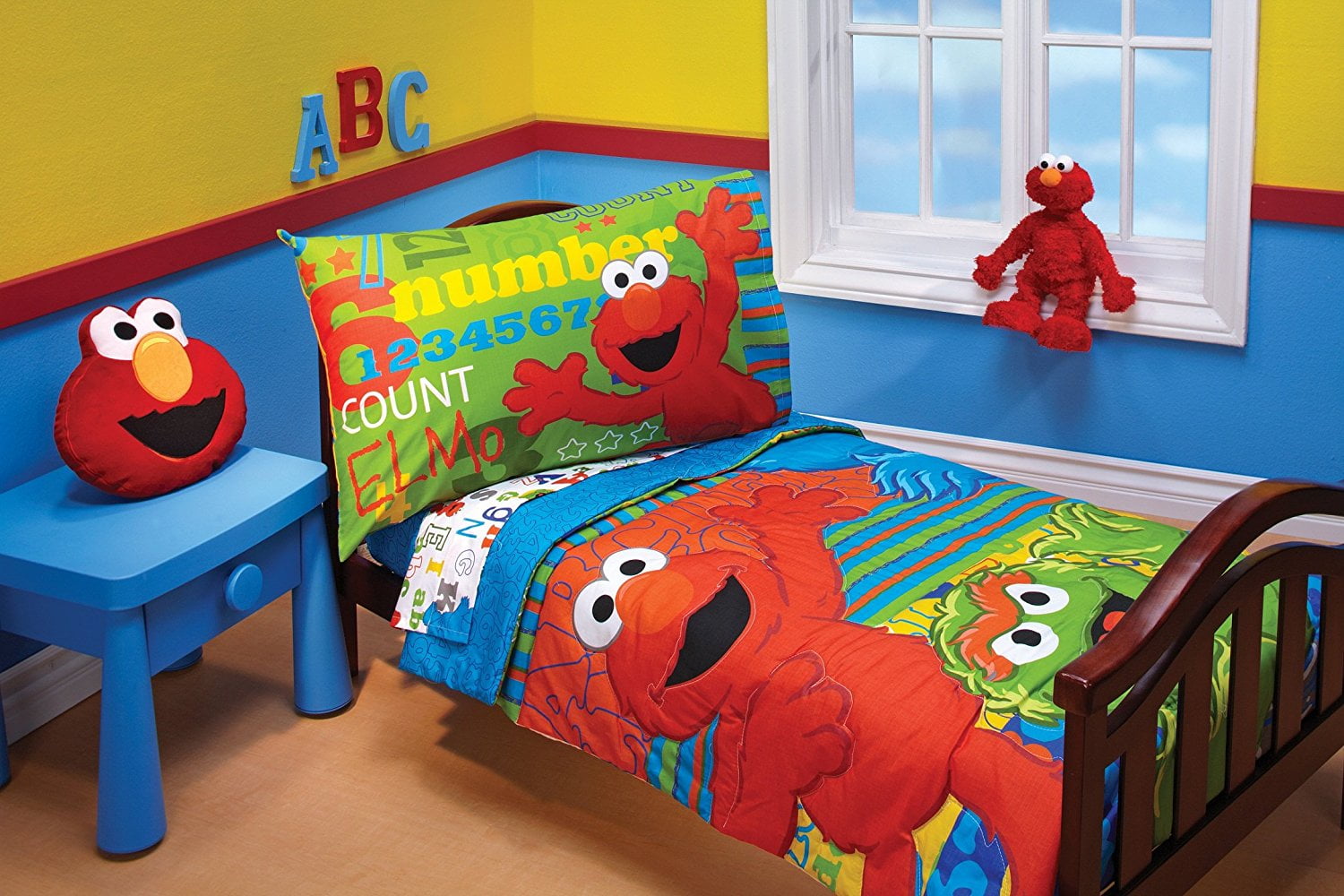 Sesame Street Abc 123 4 Piece Toddler Set Walmart Com