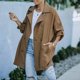 thumbnail image 5 of Pntutb moda mujer manga larga frente abierto ropa de abrigo suelta blusa sólida abrigo Tops bolsillos blusa liquidación Pntutb Pntutb-6107, 5 of 9