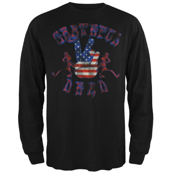 Grateful Dead - Peace Hand Long Sleeve T-Shirt - Small