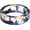 Black 6, variant on Jewelers 8mm Ocean Style Transparent Plastic Resin Wedding Band Cocktail Party Ring