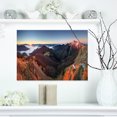 thumbnail image 1 of Red Mountain Sunset Panorama - Landscape Artwork Canvas, 1 of 3
