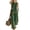 Green, variant on Women's Summer 2 Piece Outfits,Two Piece Linen Set Sleeve Crop Tops And Palazzo Pants Flowy Pants And Top Set Gray S