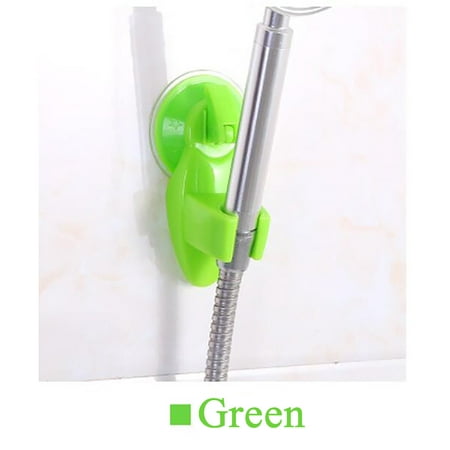 

FY24 Spring Cleaning and Home Refresh WJSXC Strong Sucker Type Shower Holder Fixed Base Shower Head Green