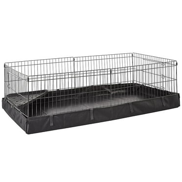Large Ceramic Hamster Cage - Comes with feeding bottle and bowl, easy to clean, basic cage for hamsters and other small animals