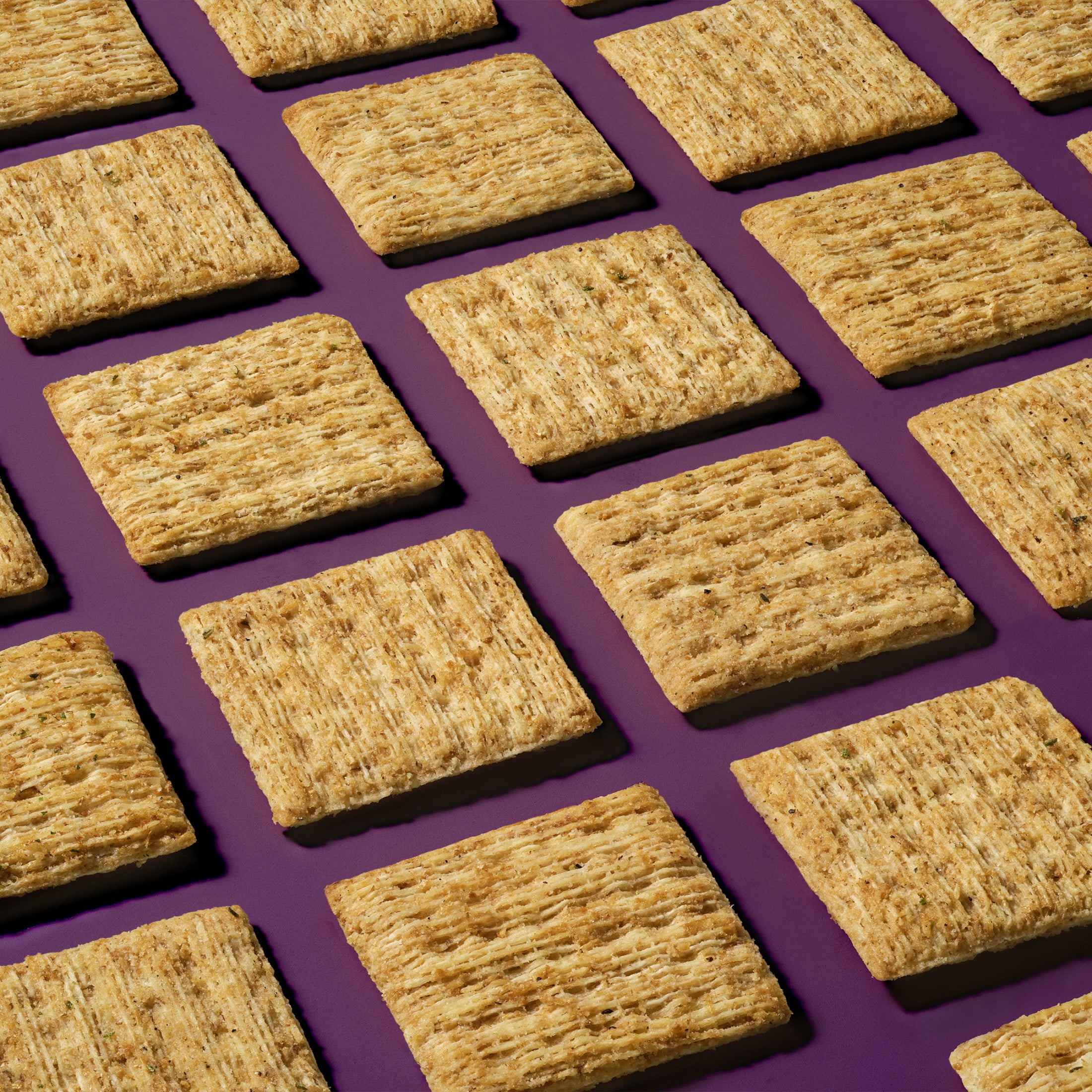 (3 pack) Triscuit Rosemary & Olive Oil Whole Grain Wheat Crackers, Lunch Snacks, Snack Crackers, 8.5 oz
