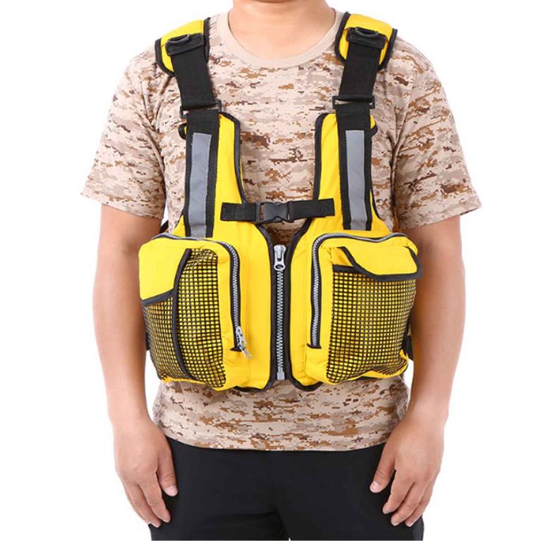 Dewadbow Adult Jacket Vest Marine Reflective Sailing Kayak Fly Fishing 