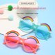 thumbnail image 2 of Bonitas gafas de sol personalizadas para niñas, gafas de sol anti-UV, estilo coreano, bonitas gafas de bebé con dibujos de arcoíris, 2 of 5