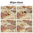thumbnail image 4 of JEUXUS  Deluxe Elastic Edged Flannel Backed Fitted Table Cover - Antique Fruit Pattern - Small Round - Fits Tables up to  Diameter, 4 of 7