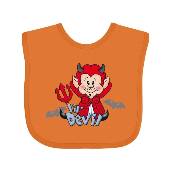 Inktastic Lil' Devil Boys or Girls Baby Bib