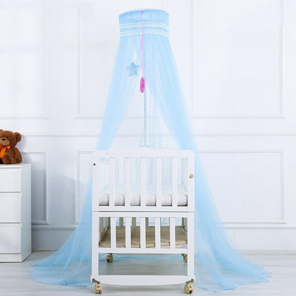 Baby Mosquito Net Romantic Round Dome Mosquito Netting Bed Canopy for Baby Crib