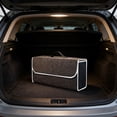thumbnail image 4 of Uuiauoio 1pc Car Trunk Organizer Large Capacity Collapsible Storage Case for Auto Felt Material Practical Trunk Storage Holder for Car and Home Use, 4 of 7