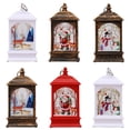 thumbnail image 5 of Small Christmas Flat Wind Lantern, Candle, Small Gift for Children, LED Night Light, Desktop Decoration Light, Old Man-Bronze, 5 of 5