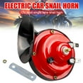 thumbnail image 6 of 2Pack 12V 300db Electric Auto Loud Horn, High/Low Dual Tone Snail Air Horn for Boat, Car, Truck, Motorcycle, 6 of 8
