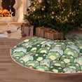 thumbnail image 5 of Sikiie Cute Frog Nativity Christmas Tree Skirt, Jesus Christian Winter Holiday Tree Mat Decoration(30-48IN)48", 5 of 6