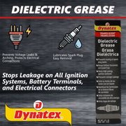 Dynatex Dielectric Grease 5 oz Tube - Silicone-Based, High Temp Vacuum & Water Resistant, Protects Electrical Connections, Non-Hardening (Single)