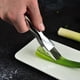 thumbnail image 4 of Cortador de cebollín de acero inoxidable | Cortador y rallador de verduras | Cortador en forma de flor de jengibre para cocina | Base antideslizante | Protección doble en la cabeza | Uso fácil y, 4 of 6
