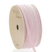 1/8" Width Skinny Elastic Band - Braided Cord - Light Pink 200 Yards - USA Warehouse