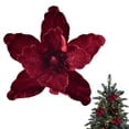 thumbnail image 3 of Clearance Artificial Christmas Flower Ornament, Decorative Stem for Christmas Tree and Table Display R, 3 of 5