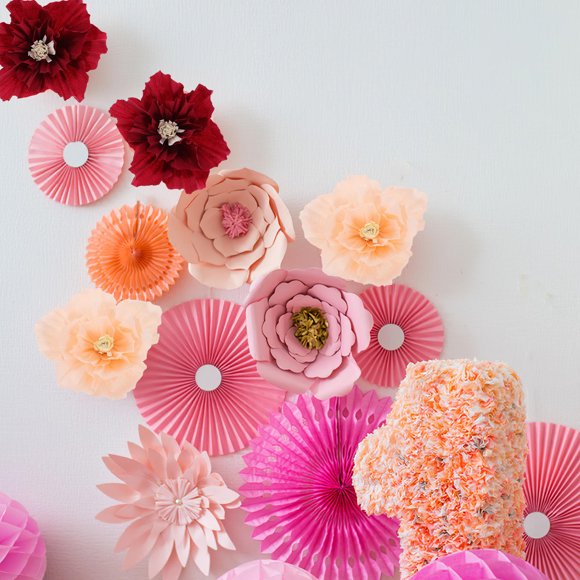 HEALEEP 10Ud Flores De Colgantes Para Decorar Pared Ventana O En Celebraciones