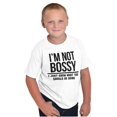 thumbnail image 5 of I'm Not Bossy I Just Know Funny Boss Crewneck T Shirts Boy Girl Teen Brisco Brands XS, 5 of 6
