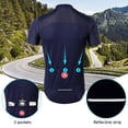 thumbnail image 3 of TFixol Camiseta de ciclismo de secado rápido de manga corta para hombre para correr y fitness, 3 of 8