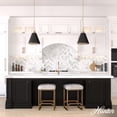 thumbnail image 3 of Hunter - Klein 3-light Alturas Gold, Medium Size Pendant Light, Dimmable, Casual Style, Cone Shaped, for Bedrooms, Dining, Living Rooms - 19446, 3 of 7