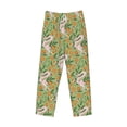 thumbnail image 4 of Goofa Snake And Floral Printed Soft Pajama Pants for Men, Wide Leg Comfy Casual Lounge Yoga Pants-Large, 4 of 9