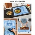 thumbnail image 6 of nqOlkjepod Large Induction Cooktop Protector Mat 24"x21", Blue White Starfish Stove Top Covers for Electric Stove, Watercolor Abstract Undersea Art Stove Burner Cover Mats, Glass Top Stove Cover, 6 of 8
