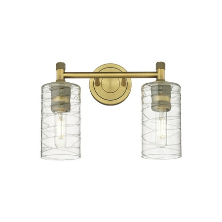 

Innovations Lighting 434-2W-11-14 Crown Point Vanity Crown Point 2 Light 14 Wide Vanity