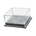 thumbnail image 2 of Caja de exhibición de autos de juguete a escala 1:64, vitrina a prueba de polvo para decoración del hogar, 5 x 4,8 x 2,6 pulgadas, accesorio ligero, tapa de acrílico transparente. Gris, 2 of 10