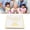 Gold, variant on NFTIGB 3D Pop-Up Birthday Greeting Card with Music and LED Light, Exquisite Paper Cake Design in Gold Color, Includes Envelope, 5.9 inches / 15 cm Square Folded Size for Family and Friends