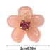 thumbnail image 5 of Minnieouse Pinza para el pelo Garra Flor Horquilla Holiday Bang Abrazadera Estilo Cristal rosa Accesorio para el cabello Roze Kristal Minnieouse AP011328-01, 5 of 6
