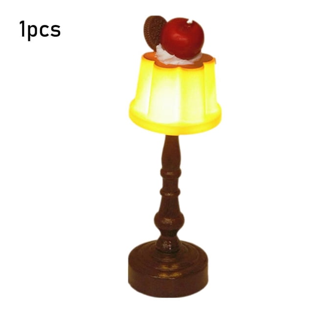 Wartleves Lámpara de escritorio LED con luz nocturna Pudding, lámpara de ambiente para mesita de noche y escritorio alimentada por batería±
