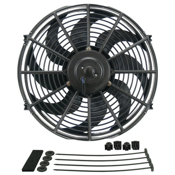 Derale 18914 Dyno-Cool Curved Blade Electric Fan
