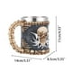 thumbnail image 3 of sweethay Taza de calavera, esqueleto de resina, copa de vino, tazas de café de Metal medievales, bares, vasos Vintage, decoración de casa de Mostrada, 3 of 6