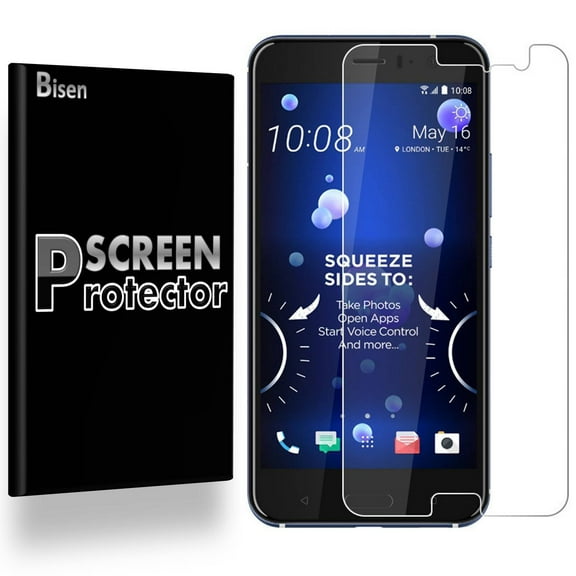 HTC U11 (2017 Release) [8-Pack BISEN] Screen Protector, Anti-Glare, Matte, Anti-Fingerprint, Anti-Scratch